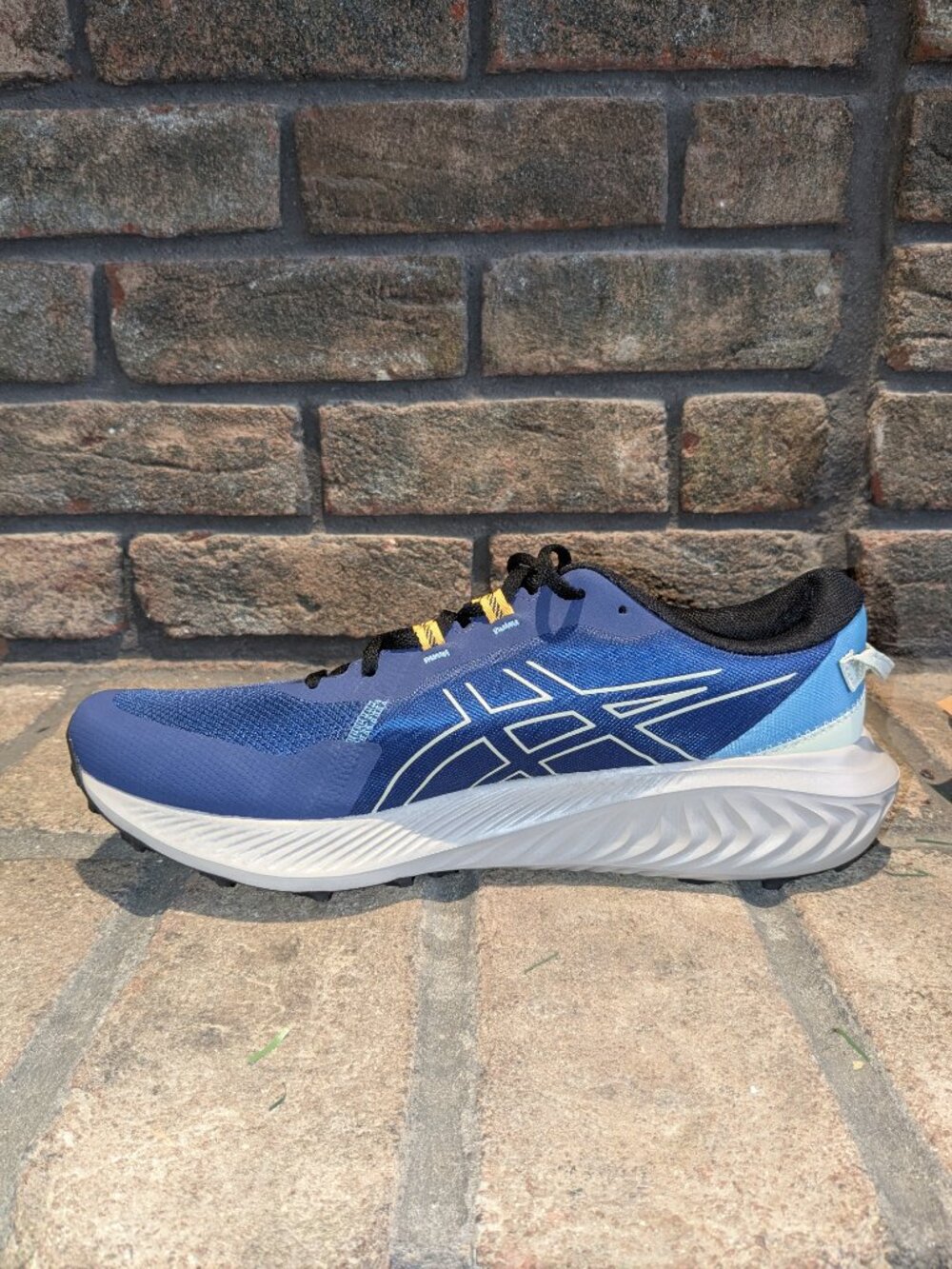 NEW Asics Gel Excite Trail 2 Mens 13 Running Gym Shoes Sneakers Deep Ocean Blue - Picture 8 of 11